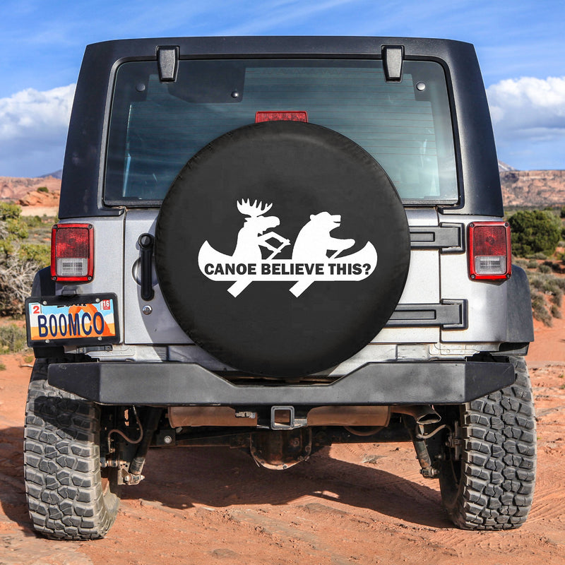 Canoe Believe This Spare Tire Cover Gift For Campers Nearkii