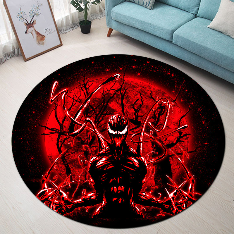 Carnage Moonlight Round Carpet Rug Bedroom Livingroom Home Decor Nearkii