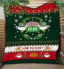 Friends Central Perk Christmas Quilt Blanket Nearkii