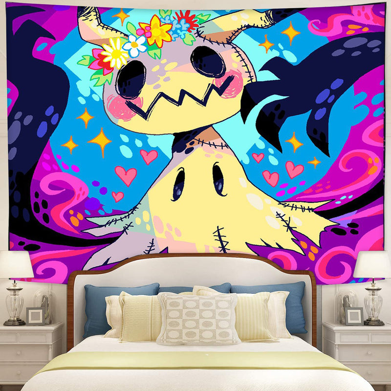 Mimikyu Pokemon Tapestry Room Decor Nearkii