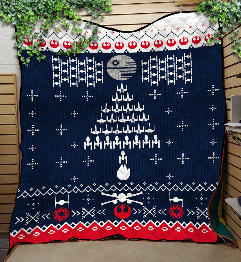 Christmas Tree Star War Quilt Blanket Nearkii
