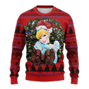 Cinderela Princess Noel Mc Ugly Christmas Sweater Thanksgiving Gift Nearkii
