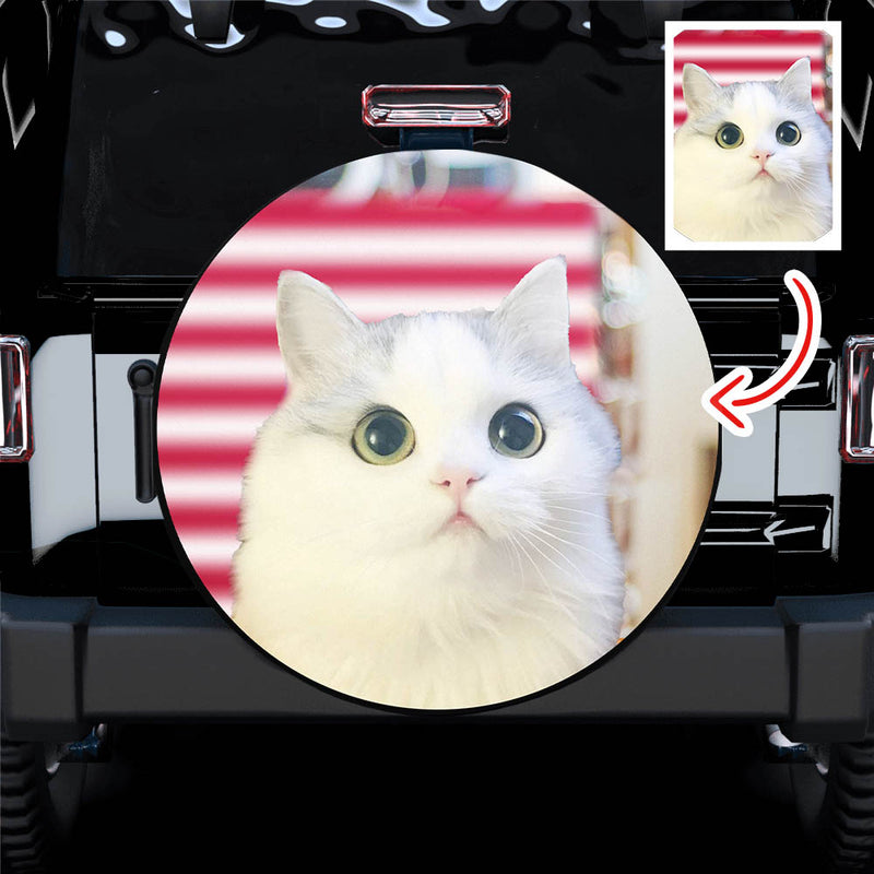 Personalized Custom Cat Funny Spare Tire Covers Gift For Campers Nearkii