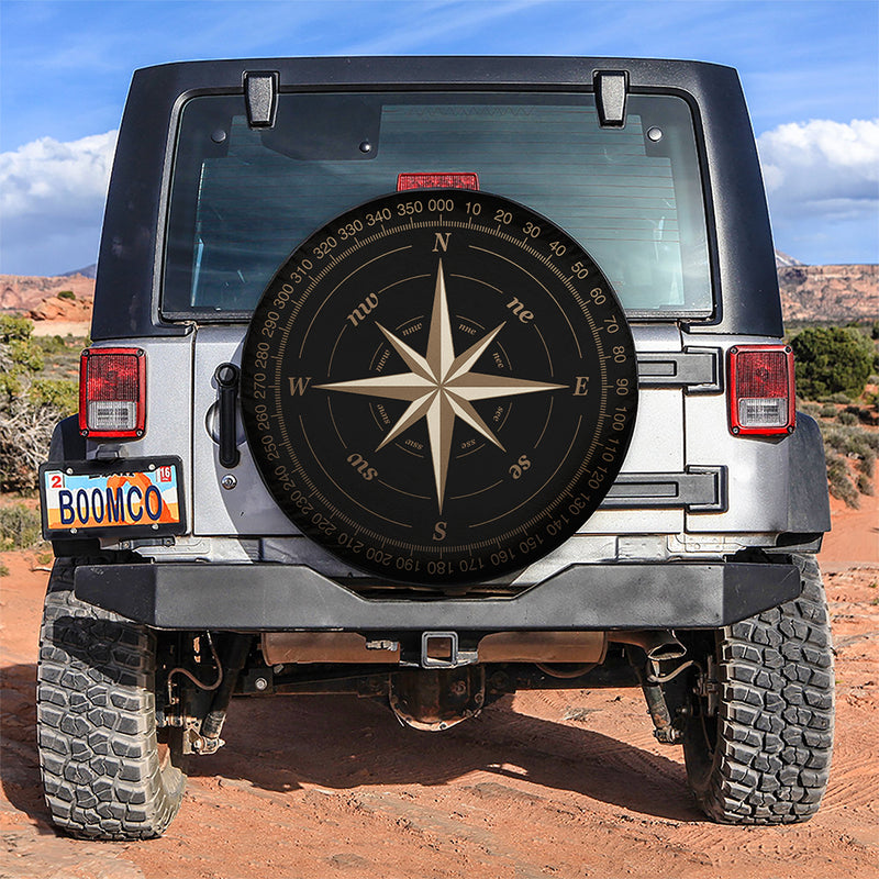 Compass Car Spare Tire Covers Gift For Campers Nearkii