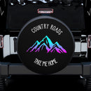 Country Roads Take Me Home Spare Tire Covers Gift For Campers Nearkii