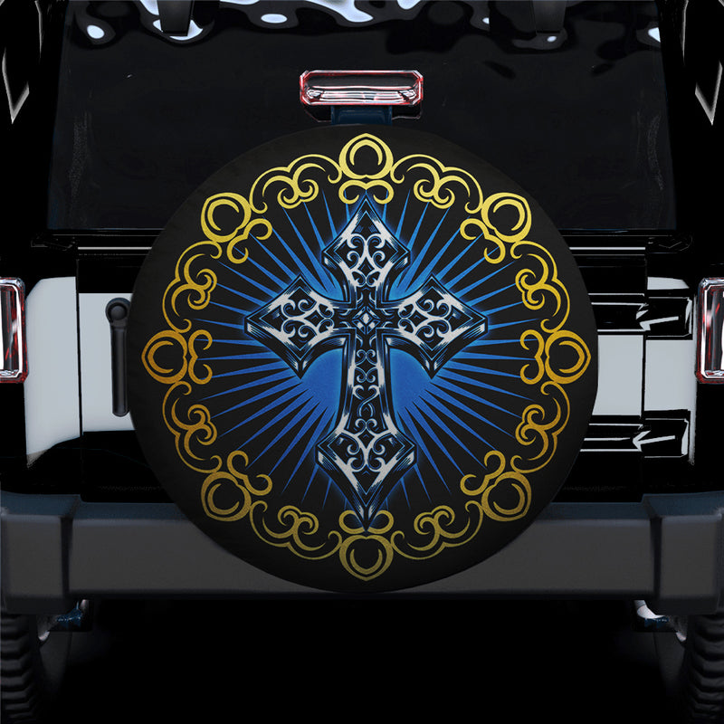 Cross Spare Tire Cover Gift For Campers Nearkii