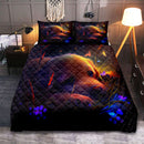 Cute Puppy 6 Bedded Down In The Grass Quilt Bed Sets