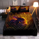 Cute Rabbit 2 Bedded Down In The Grass Quilt Bed Sets