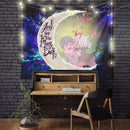 Darling In The Franxx Hiro And Zero Two Moon And Back Galaxy Tapestry Room Decor Nearkii