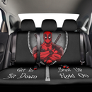 Deadpool Zipper Get In Sit Down Shut Up Hold On Funny Car Back Seat Covers Decor Protectors Nearkii
