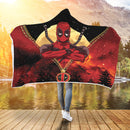 Deadpool Darkness Zipper Economy Hooded Blanket Nearkii