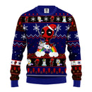 Deadpool Unicorn Christmas Sweater Blue 1 Amazing Gift Idea Thanksgiving Gift Nearkii