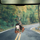 Cute Demon Slayer Nezuko Car Ornament Custom Car Accessories Decorations