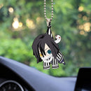 Cute Anime Demon Slayer Obanai Iguro Car Ornament Custom Car Accessories Decorations