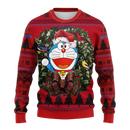 Doraemon Noel Mc Ugly Christmas Sweater Thanksgiving Gift Nearkii