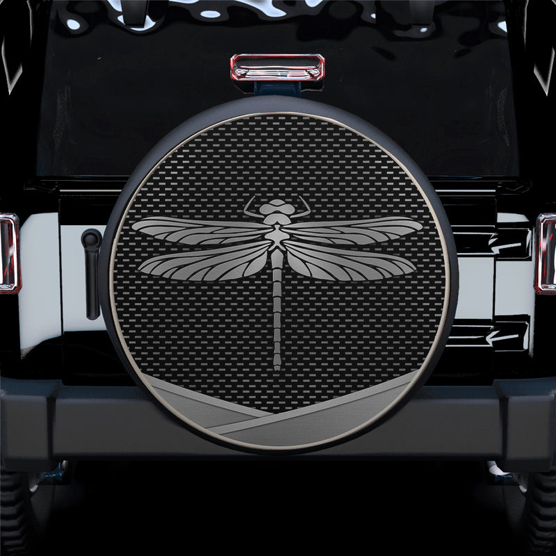 Dragonfly Art Jeep Car Spare Tire Cover Gift For Campers Nearkii