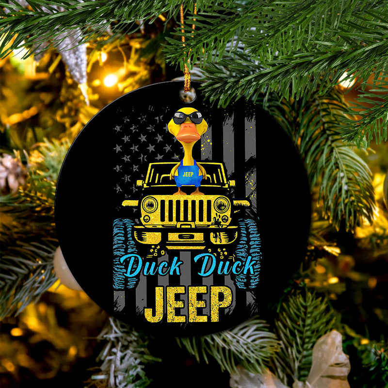 Duck Jeep Mica Ornament Perfect Gift For Holiday Nearkii