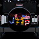 Duck Jeep American Flag Car Spare Tire Covers Gift For Campers Nearkii