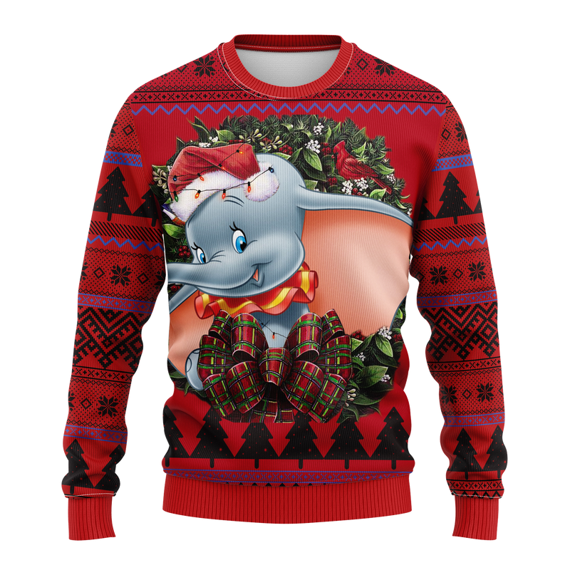 Dumbo Noel Mc Ugly Christmas Sweater Thanksgiving Gift Nearkii