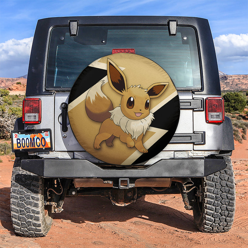 Eevee Pokemon Car Spare Tire Covers Gift For Campers Nearkii