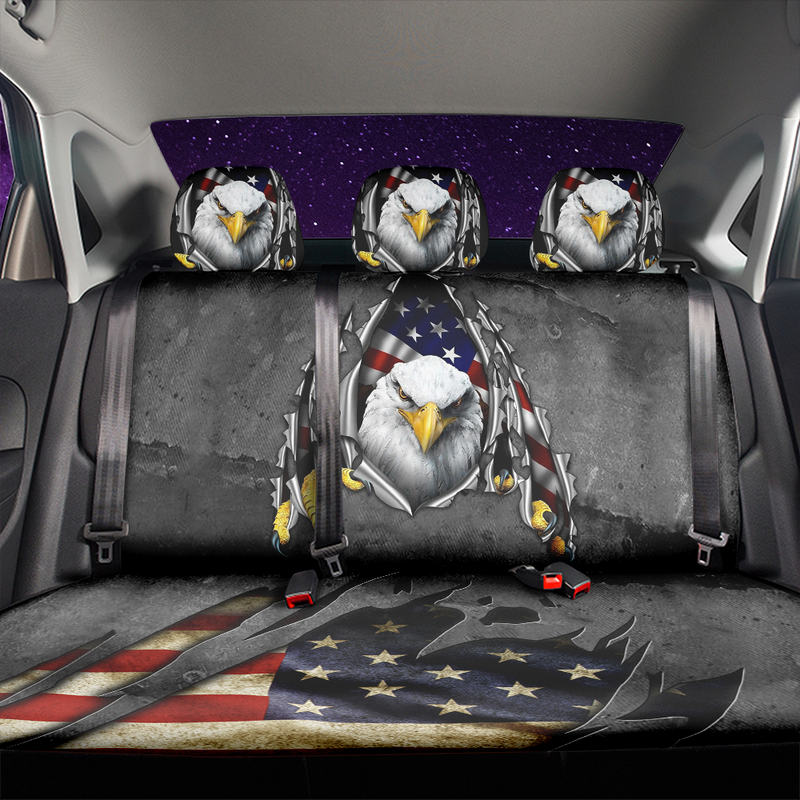 Egle Amercan Flag Car Back Seat Covers Decor Protectors Nearkii