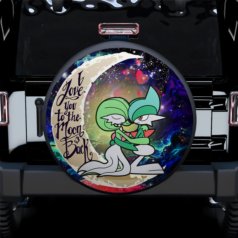 Pokemon Couple 1 Love You To The Moon Galaxy Car Spare Tire Covers Gift For Campers Nearkii