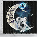 Elephant Moon Shower Curtain Nearkii