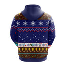 Elephent Christmas Cute Noel Mc Ugly Hoodie Blue 1- Amazing Gift Idea Thanksgiving Gift Nearkii