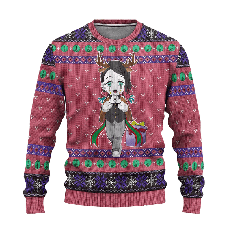 Enmu Demon Slayer Anime Ugly Christmas Sweater Xmas Gift Nearkii