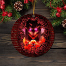 Eren Founding Titan Attack On Titan Break Wall Wood Circle Ornament Perfect Gift For Holiday Nearkii