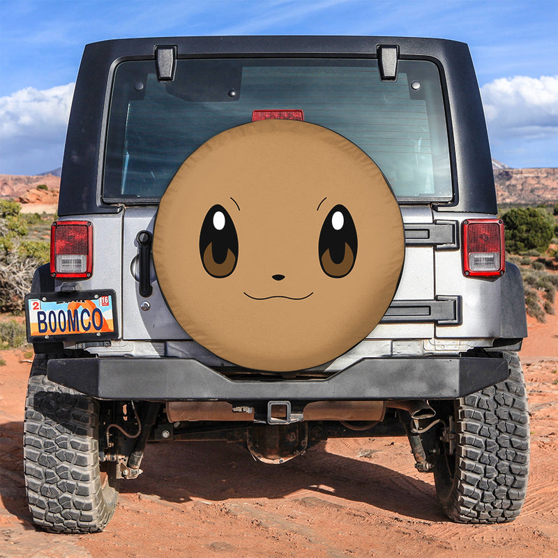 Pokemon Eevee Cute Jeep Car Spare Tire Covers Gift For Campers Nearkii