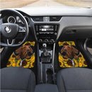 Sunflower Brown Dachshund Car Floor Mats Idea Car Decoration Nearkii