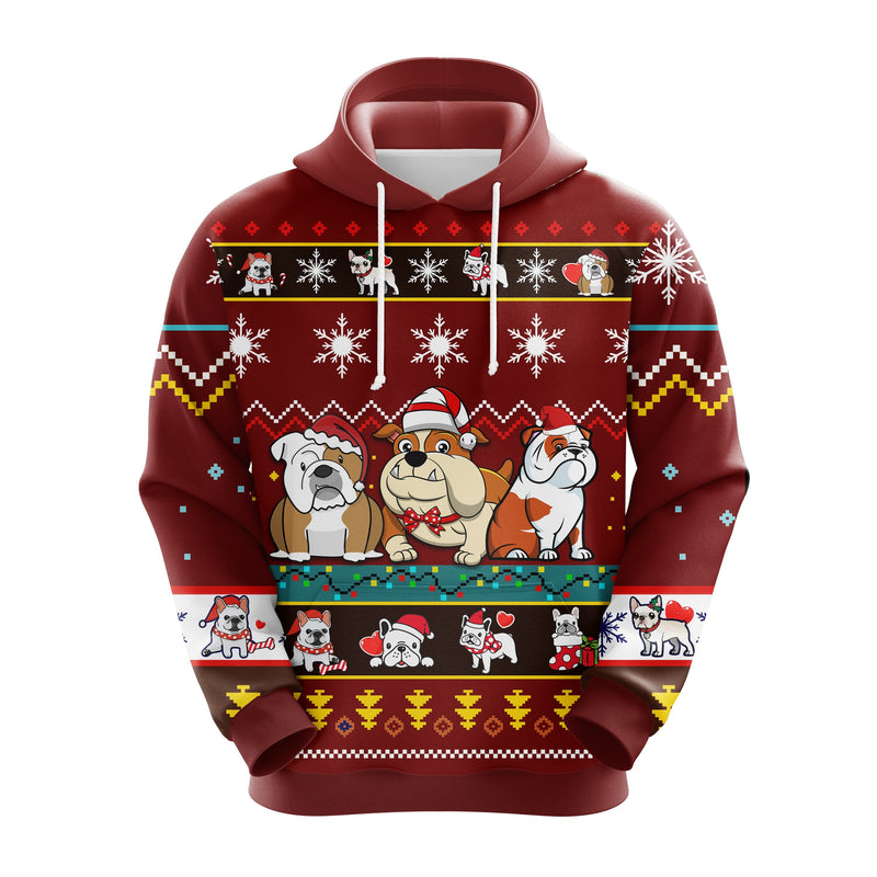 Bulldog Chritmas Cute Noel Mc Ugly Hoodie Amazing Gift Idea Thanksgiving Gift Nearkii