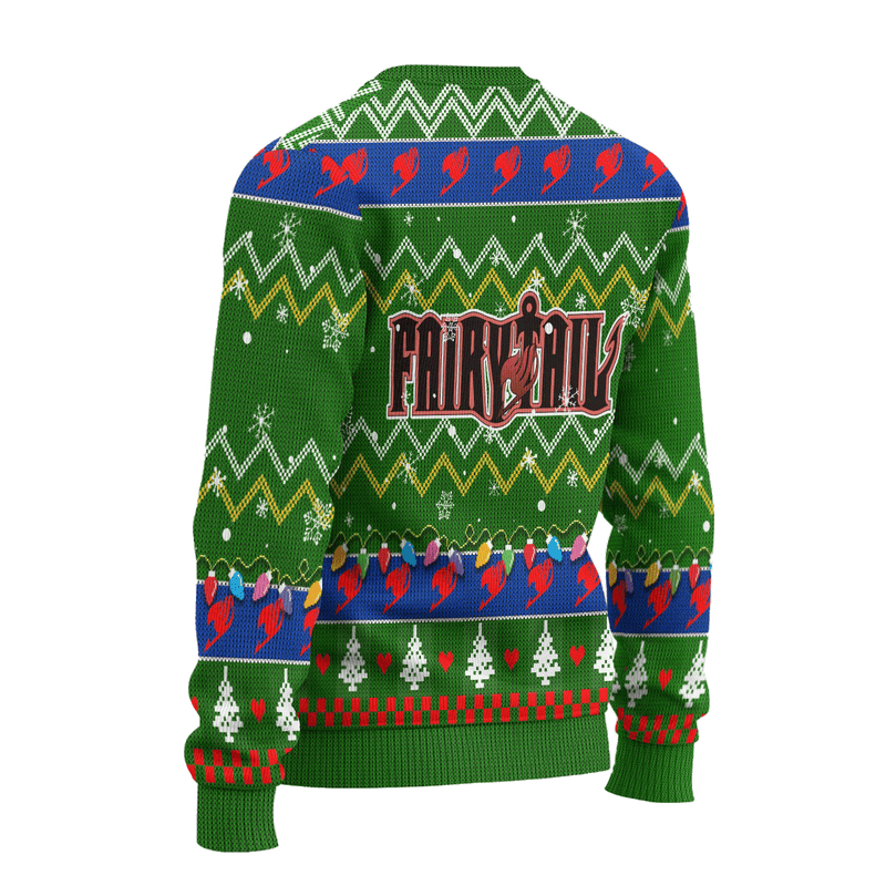 Fairy Tail Anime Ugly Christmas Sweater Custom Characters Xmas Gift Nearkii