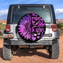 Fight Like A Girl Jeep Car Spare Tire Cover Gift For Campers Nearkii