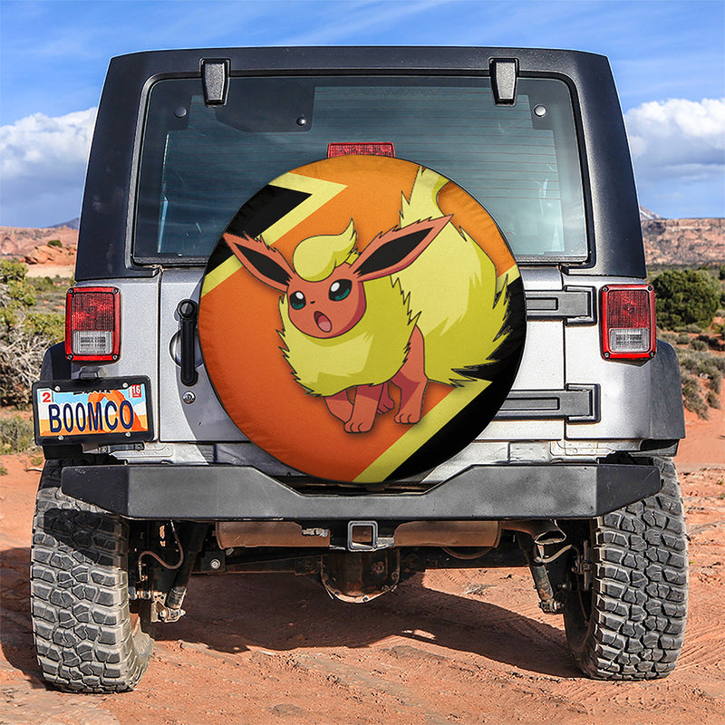 Flareon 1 Pokemon Car Spare Tire Covers Gift For Campers Nearkii