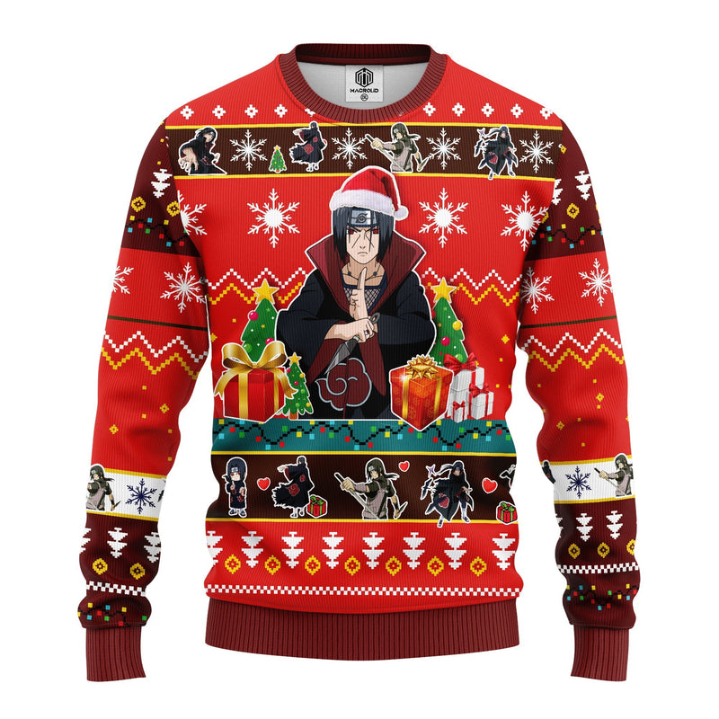 Itachi Naruto Ugly Christmas Sweater Amazing Gift Idea Thanksgiving Gift Nearkii