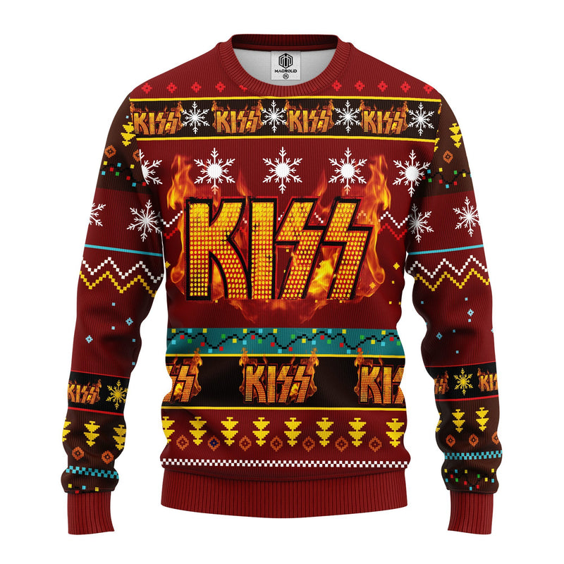 Kizz Ugly Christmas Sweater Red- Amazing Gift Idea Thanksgiving Gift Nearkii