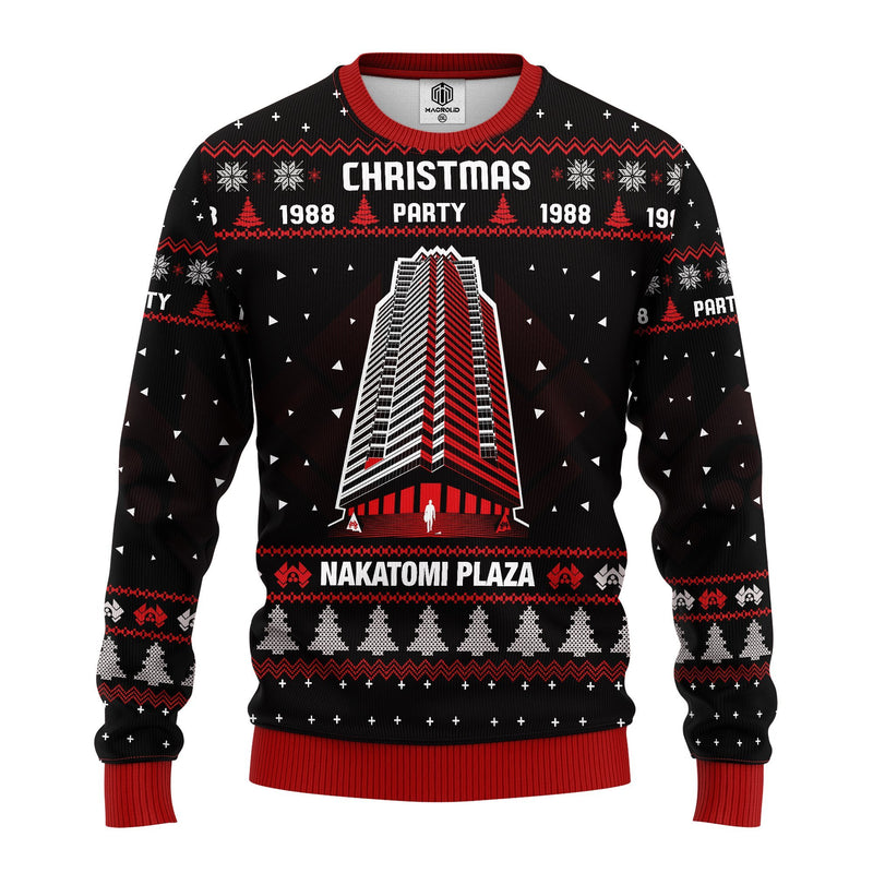 Die Hard Nakatomi Plaza Ugly Christmas Sweater Amazing Gift Idea Thanksgiving Gift Nearkii