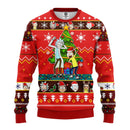 Rick And Morty Noel Ugly Christmas Sweater Red 1 Amazing Gift Idea Thanksgiving Gift Nearkii