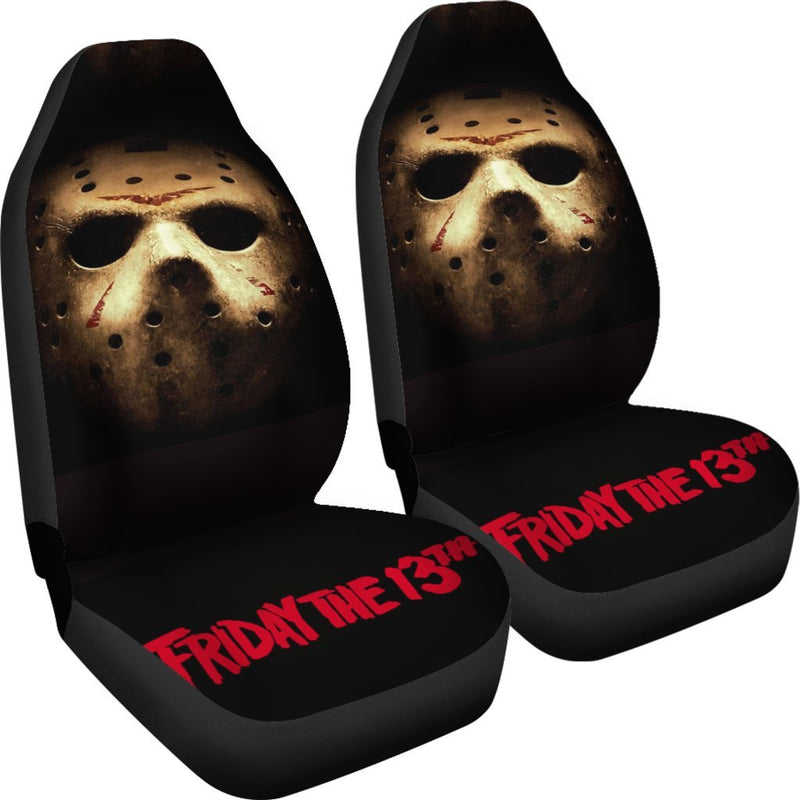 Friday The 13th Jason Voorhees Horror Movies Premium Custom Car Seat Covers Decor Protectors Nearkii