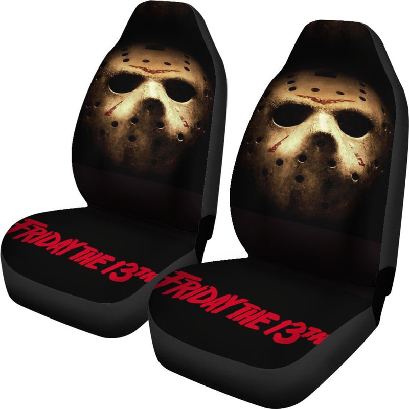 Friday The 13th Jason Voorhees Horror Movies Premium Custom Car Seat Covers Decor Protectors Nearkii