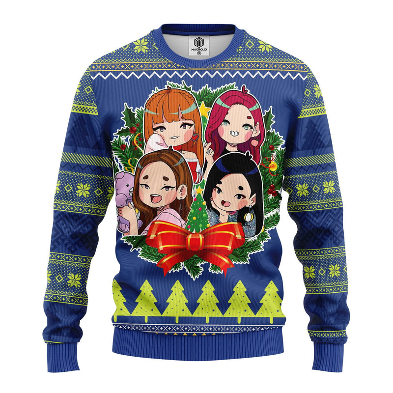 Blackpink New Chibi 1 Ugly Christmas Sweater Amazing Gift Idea Thanksgiving Gift Nearkii