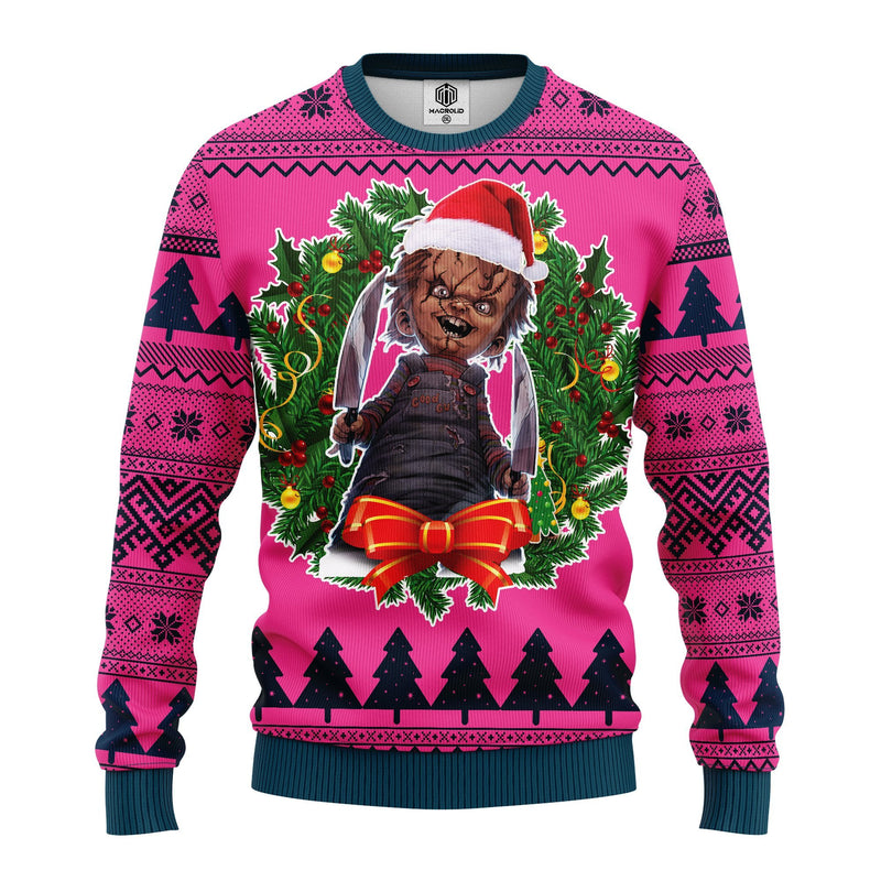 Chucky Doll Ugly Christmas Sweater Amazing Gift Idea Thanksgiving Gift Nearkii