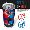 Faith Butterfly Personalized Stainless Steel Tumbler