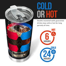 Black Royal Hippie Van Personalized Tumbler Nearkii