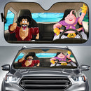 Dragon Ball Fat Buu And Satan Car Auto Sunshades Nearkii