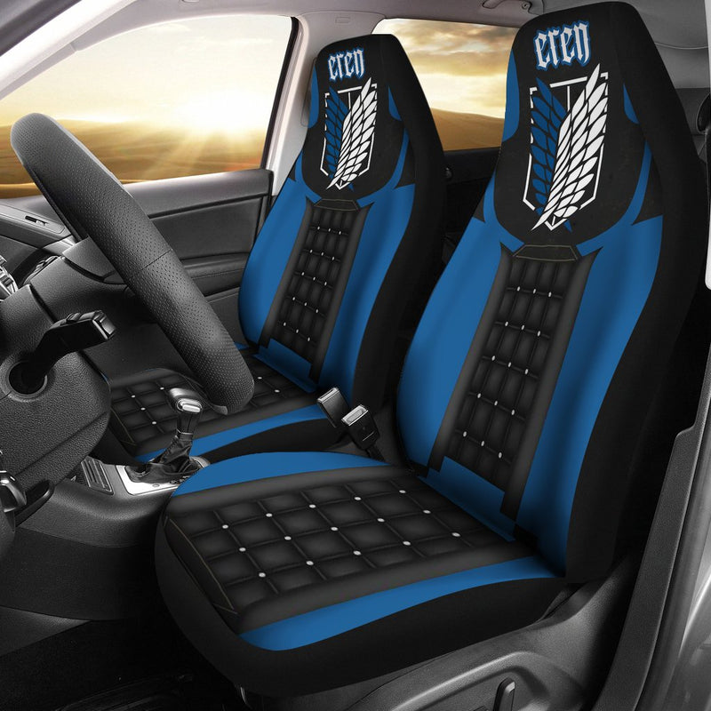 Attack On Titans Premium Car Premium Custom Car Seat Covers Decor Protectors Nearkii