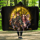 Moon Demonslayer Background Moonlight Economy Hooded Blanket Nearkii