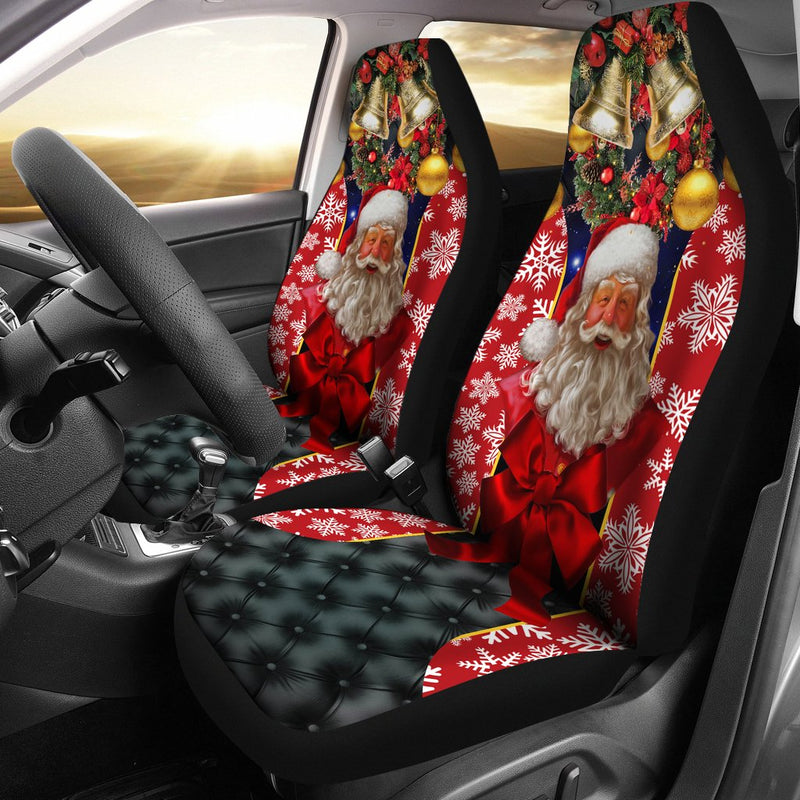 Santa Claus Premium Custom Car Premium Custom Car Seat Covers Decor Protectors Decor Protector Nearkii